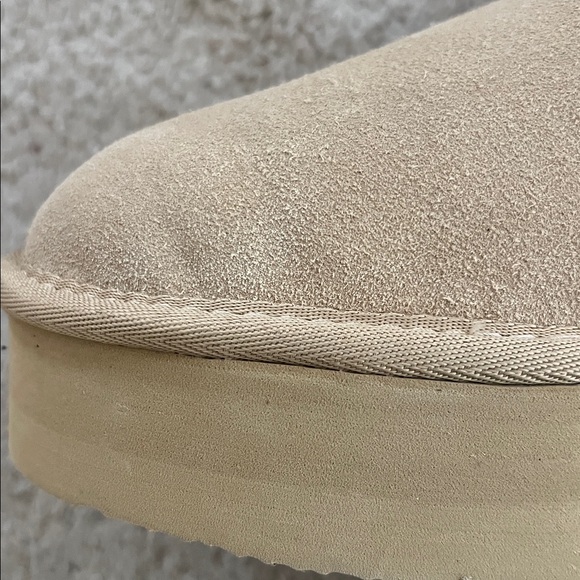 BearPaw Cream Ankle Boots - Picture 7 of 9